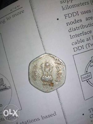 Old s old 20 paisa coin