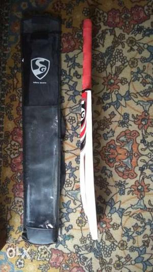 Original SG leather ball bat, used 1.5 month,