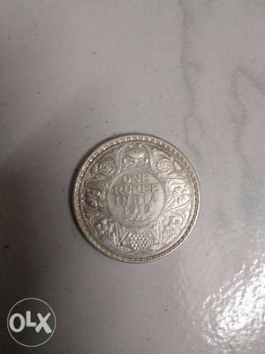 Silver coin of George king 5 emperor