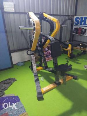 Yellow And Black Home Gym Equipment
