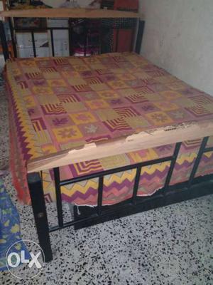 Brown And Pink Wooden Table