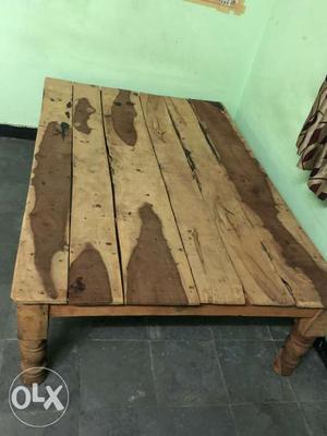 Brown Wooden Table Or Bed