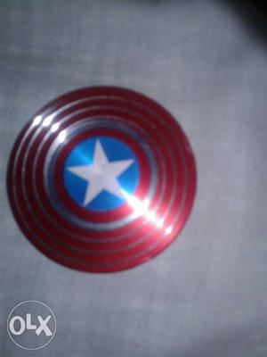 Captain america pure metal fidget spinner