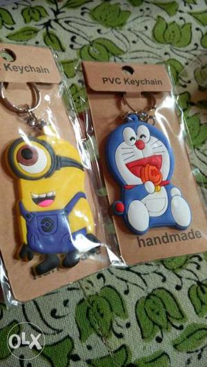 Doraemon And Stuart Keychains Wholesale price 15rs (Min