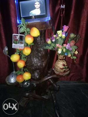 Fashion coffee tree for flower/lamp stand.