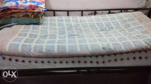 Folding Double bed with storage, size 7'X6'