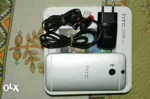 HTC One M8 32GB with Earphones and Aukey Fast