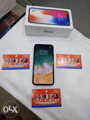 I PHONE X ( DAYS OLD Indian warranty with