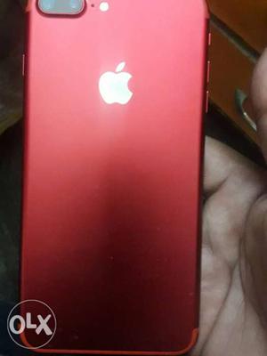 IPhone 7 plus 256 GB one and half month red colour