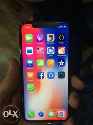 IPhone X 64GB 3 month use 9 month warranty