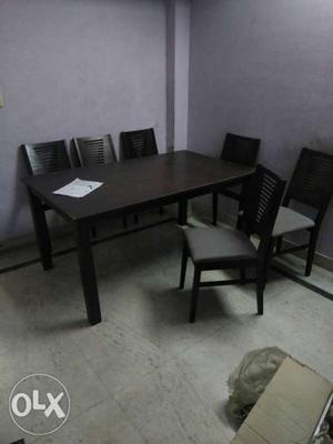 Malaysian Wooden dinning Table With 6 Chairs Set