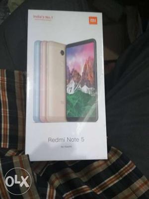 New mobile packed red mi note 5 3gb 32gb