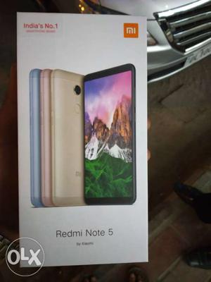 New sealed pack phone.redmi note 5. 4 GB ram and