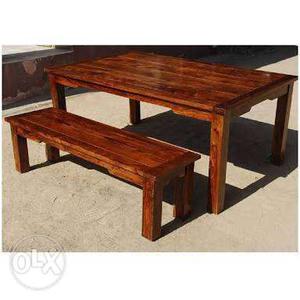 Pure sheesham stylish dining table with 1 table n