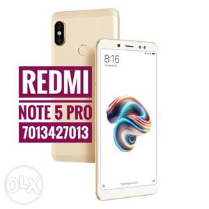 RedMi Note 5 Pro (4gb,64gb,Gold): Sealed