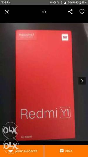 Redmi y1 3gb ram 32gb from new condition