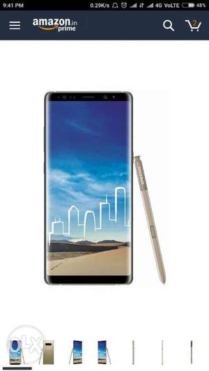 SAMSUNG GALAXY NOTE 8 Gold.With dual cameras will Dual OIS