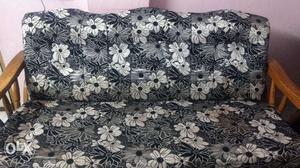 Sofa with good quality of wood. Price negotiable