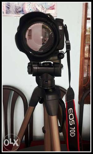 Black Canon 70D camera good condition 2 years old single