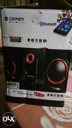 Black Cemex Bluetooth Speaker System Box