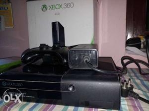 Black Xbox 360 Console With Controller And Box