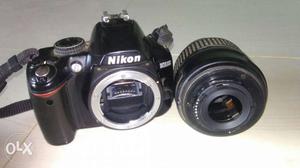 Black nikon DSLR Camera