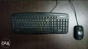 Computer Keyboard with Mouse.