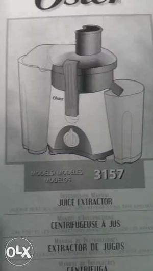 Oster Juice Extractor Manual