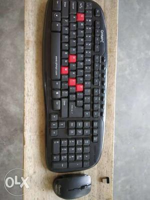 Wireless keyboard and mouse O