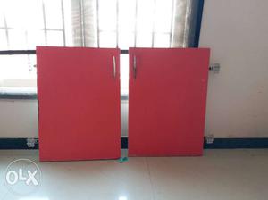 13 nos. used kichen cabinets plywood doors in