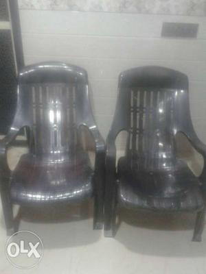 Pair of 2 new Plastic Aaram chair.
