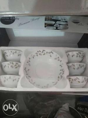 White Ceramic Teacup And Saucer Set