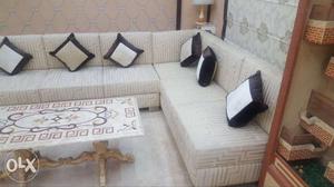 10 Seater Sofa With Centre Table & 2 Fountains in