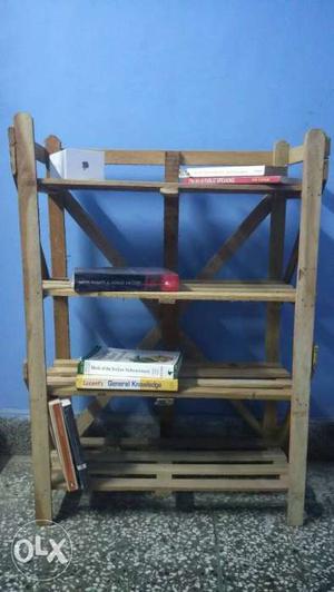 2 wooden book/shoe racks for 180 each (same size)