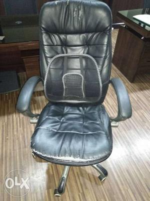 3 Nos. High Back Chairman Chairs - Leatherite Upholstery