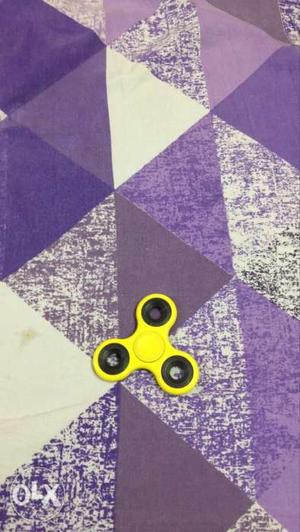 Black And Yellow Fidget Spinner