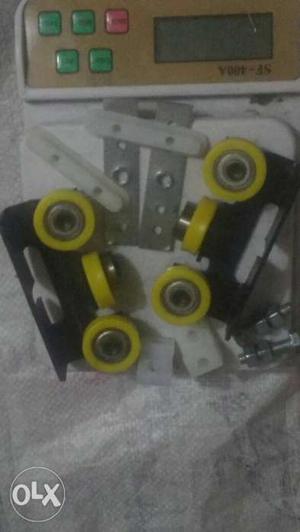 Black And Yellow Metal Parts