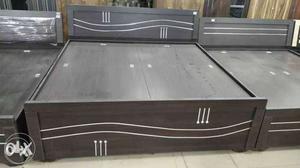 Black Brand New Bed 6*6 Case On Delivery Available