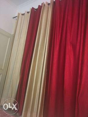 Curtains 8 pieces full length in good condition