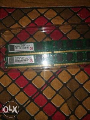 DDR2 2GB 800 MHZ Ram, 2 Ram Sticks each of 2GB, Lifetime