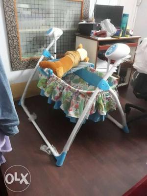 Electric Swing and Cradle with Music and Soothing