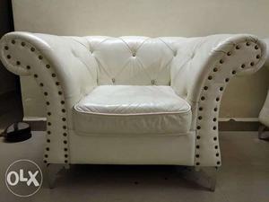 Genuine leather sofa seat in impeccable condition