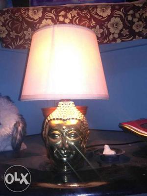 Gold-colored Base Table Lamp