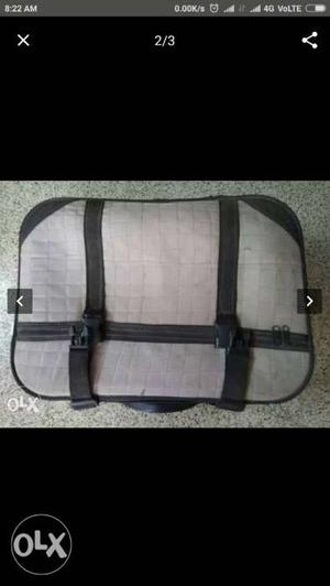 Gray And Black suitcase