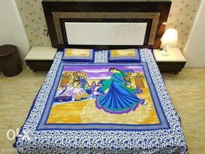 Jaipuri Bedsheet. size:(L*W) (L*W).
