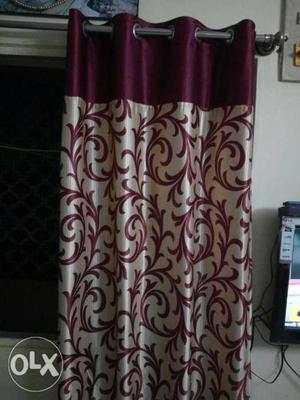 Just 2 years used curtains, total 10pcs full set