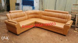 KY80 corner sofa set branded with 3 years warranty