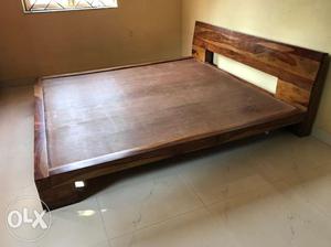 King size provisional teak wood bed -1.5years old