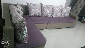 L shape sofa very good condition dimension 10x7 ft,easy