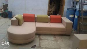 Lounger sofa set with pillows at gujjubazar